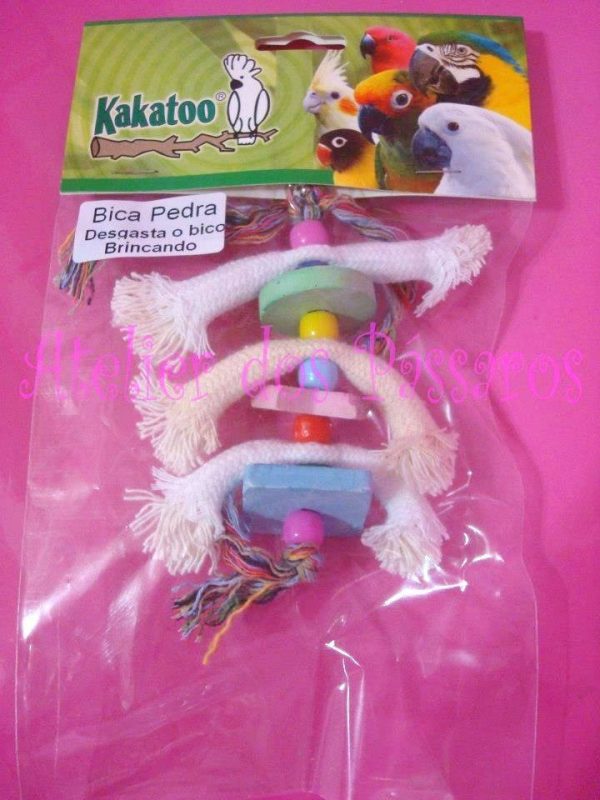 Brinquedo Bica Pedra Cordas P