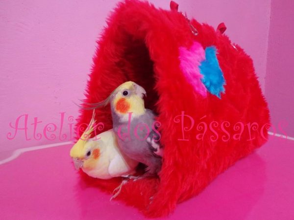 Cabaninha em Pelúcia para Calopsitas - Image 8