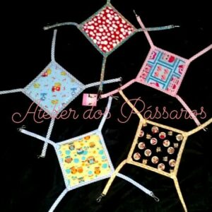 Espreguiçadeiras para Calopsitas (Várias Estampas)